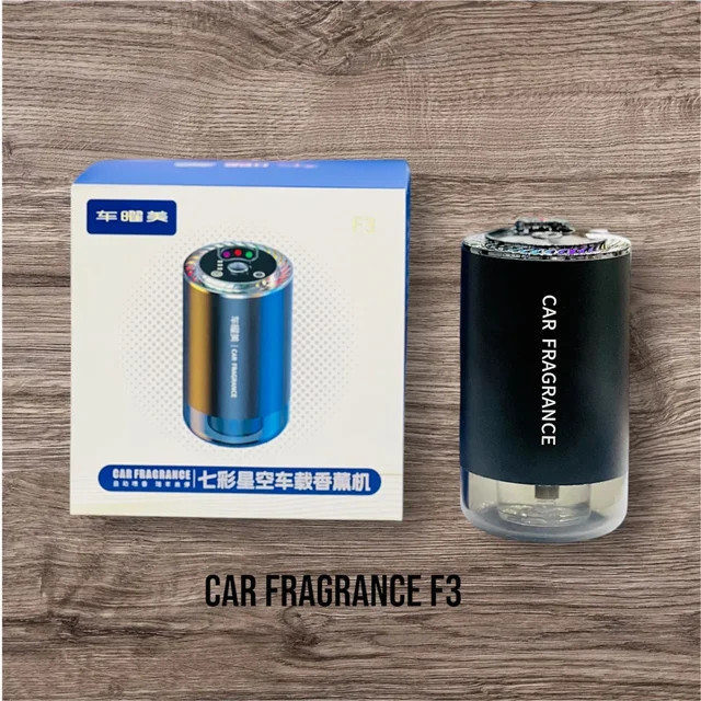 خوشبو کننده هوشمند خودرو مدل F3 با نور RGB و رایحه کلاسیک