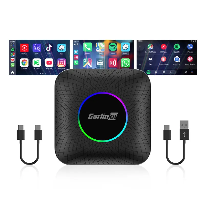 اندروید باکس CarlinKit Tbox تبدیل CarPlay به اندروید با پشتیبانی از GPS و اینترنت