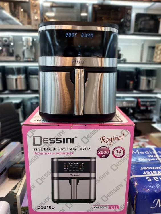 سرخ کن بدون روغن دسینی DS818D ظرفیت ۱۲.۸ لیتری