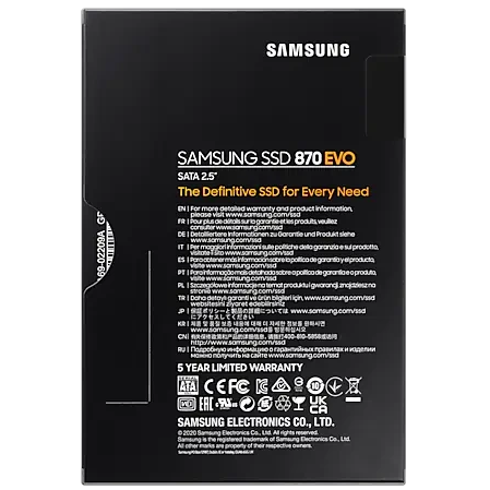 حافظه اس اس دی اینترنال سامسونگ مدل 870EVO ظرفیت 500 گیگابایت