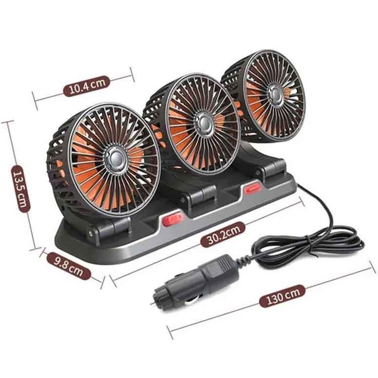 پنکه فندکی سه قلو خودرو مدل F4310