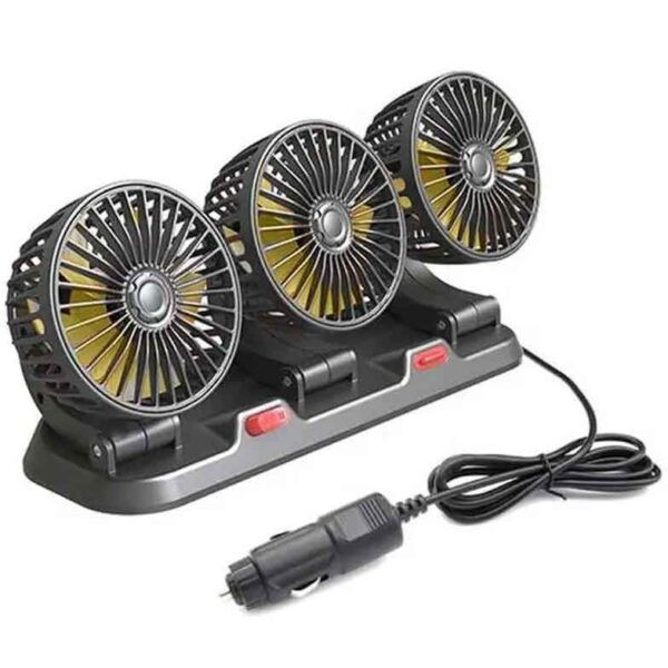 پنکه فندکی سه قلو خودرو مدل F4310