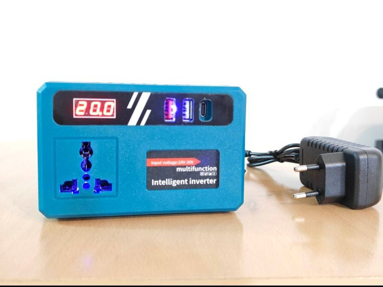 تبدیل باتری به برق شهری باس مدل BC با خروجی USB و تایپ C