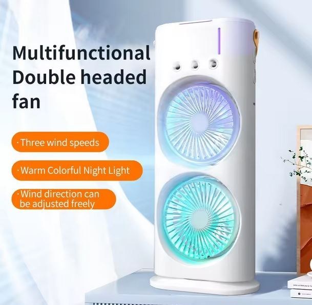 پنکه مه پاش دو طرفه شارژی مدل Double Ended Spray Fan