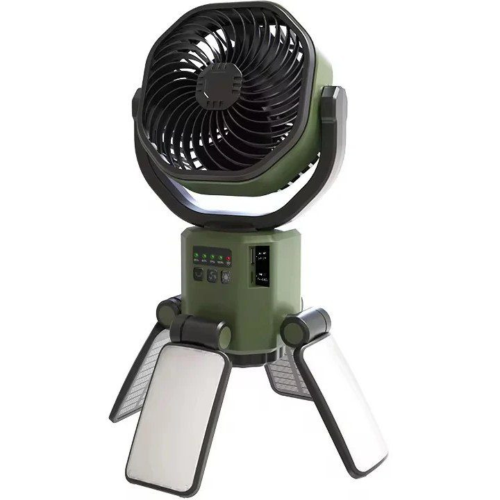 پنکه شارژی خورشیدی پرودو مدل Suncharge با پاوربانک