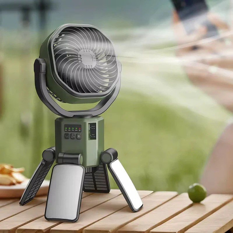 پنکه شارژی خورشیدی پرودو مدل Suncharge با پاوربانک