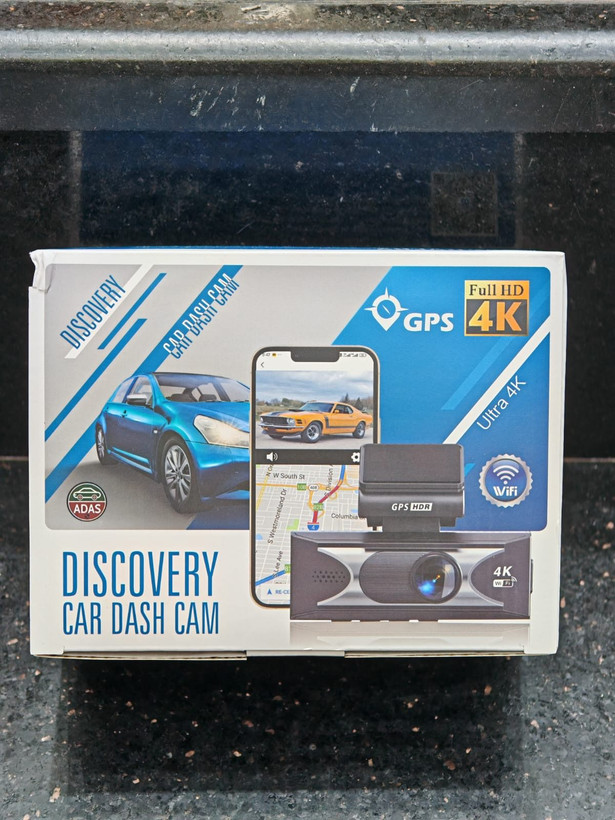 دوربین خودرو DISCOVERY کیفیت ULTRA HD 4K با جی پی اس