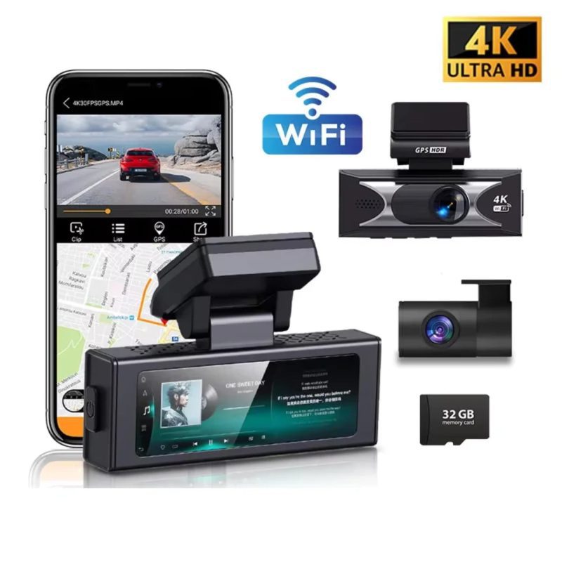 دوربین خودرو DISCOVERY کیفیت ULTRA HD 4K با جی پی اس
