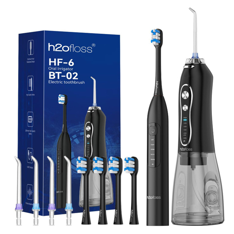 واتر جت و مسواک برقی H2ofloss مدل HF-6 BT-02
